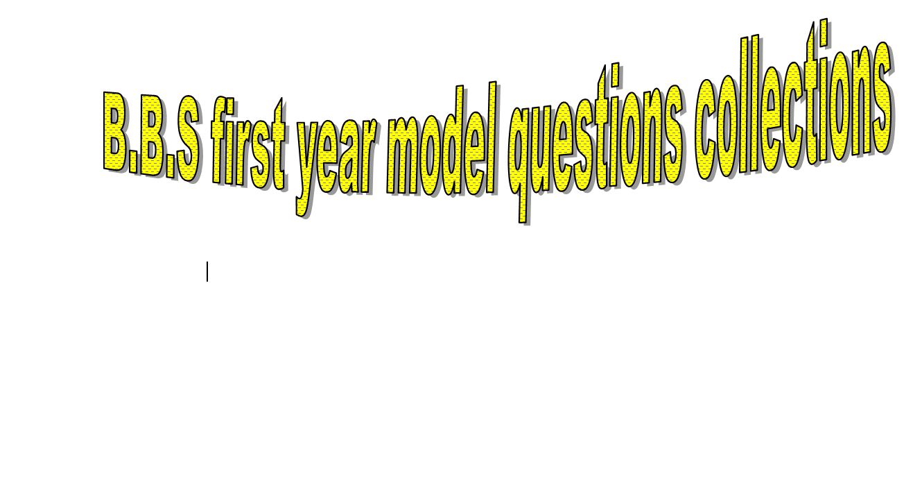 bbs first year question